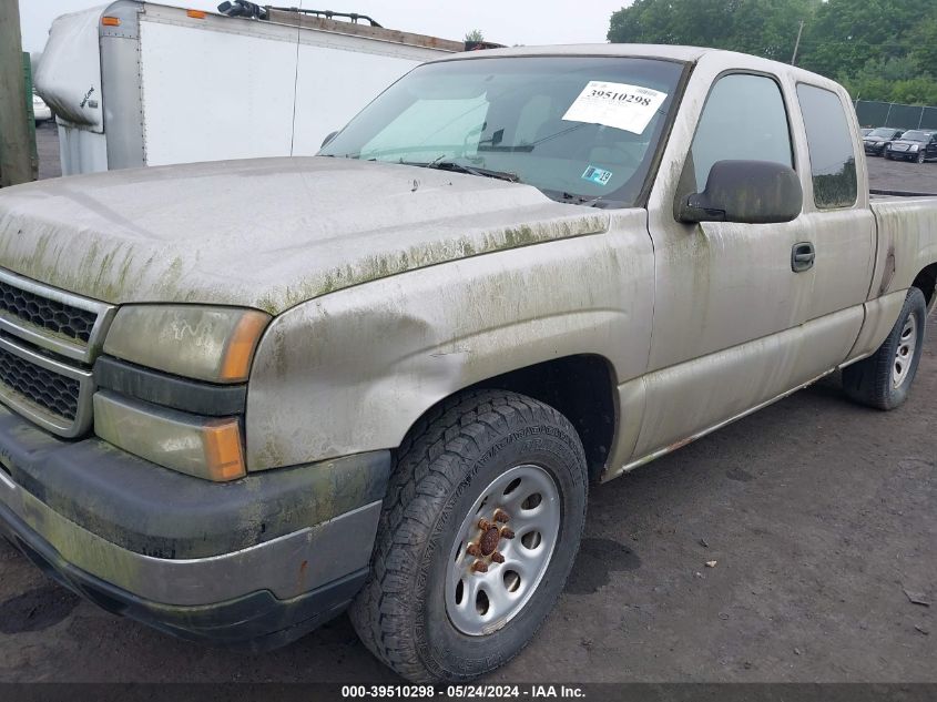 1GCEK19V66Z144600 | 2006 CHEVROLET SILVERADO 1500