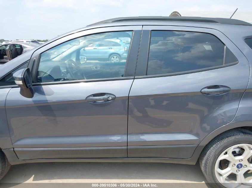 2021 Ford Ecosport Se VIN: MAJ3S2GE4MC451933 Lot: 39510306