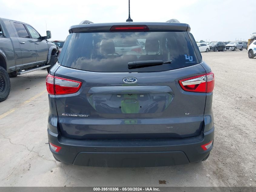 2021 Ford Ecosport Se VIN: MAJ3S2GE4MC451933 Lot: 39510306