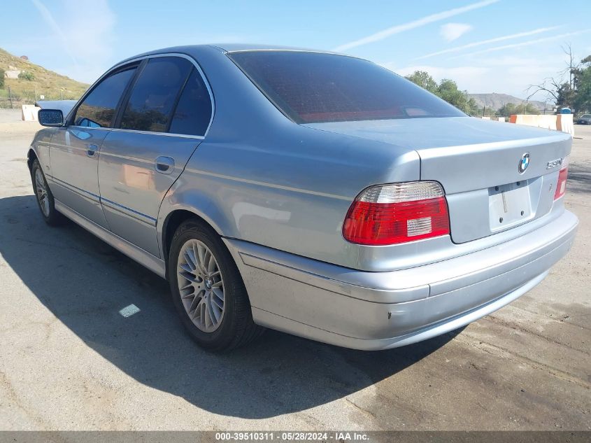 2003 BMW 530Ia VIN: WBADT63423CK34621 Lot: 39510311