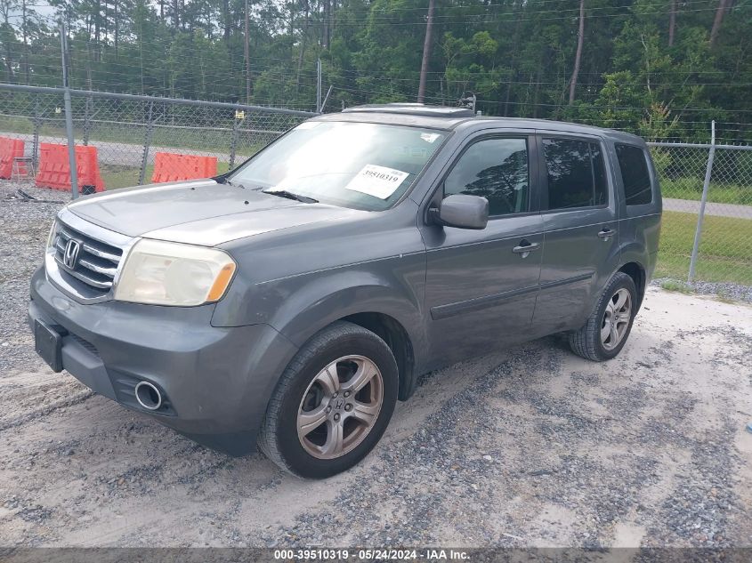 2013 Honda Pilot Exl VIN: 5FNYF3H54DB021783 Lot: 39510319