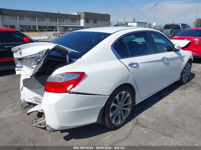 2013 Honda Accord Sport VIN: 1HGCR2F54DA105787 Lot: 39510324