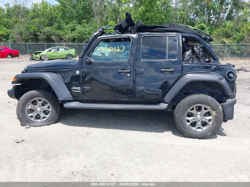 2020 Jeep Wrangler Unlimited Freedom 4X4 VIN: 1C4HJXDG2LW241916 Lot: 39510327