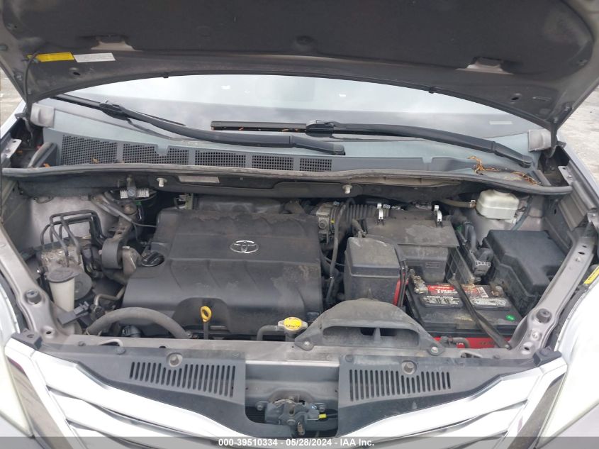 2011 Toyota Sienna Limited VIN: 5TDDK3DC2BS012121 Lot: 39510334