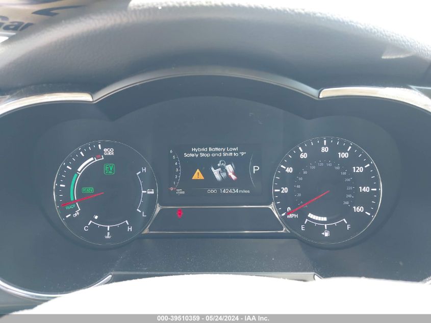 2013 Kia Optima Hybrid VIN: KNAGM4AD6D5045879 Lot: 39510359