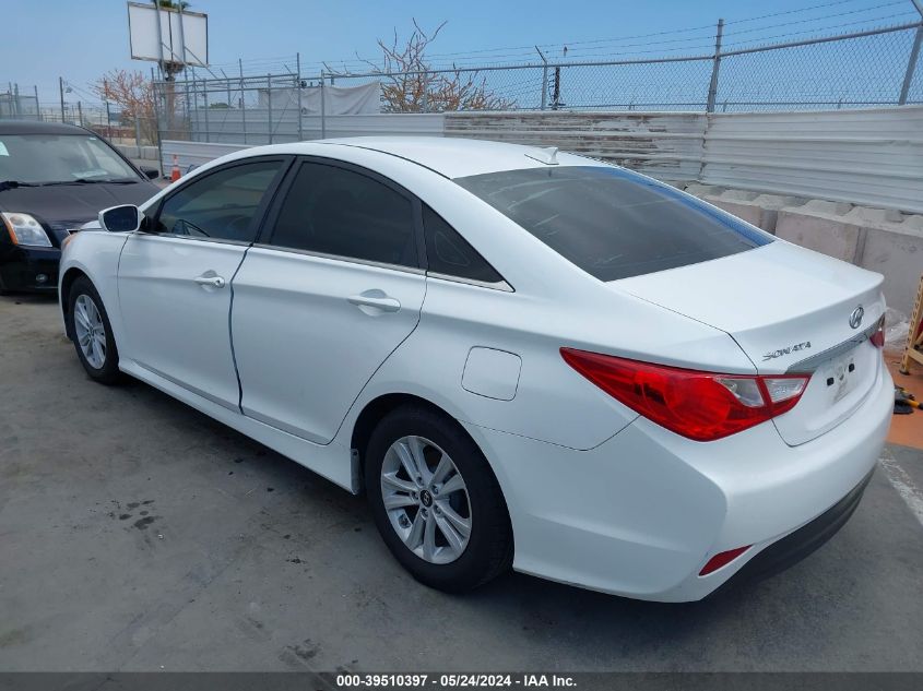 2014 Hyundai Sonata Gls VIN: 5NPEB4AC5EH831052 Lot: 39510397