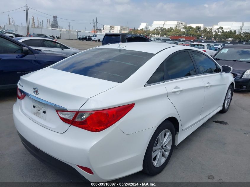 2014 Hyundai Sonata Gls VIN: 5NPEB4AC5EH831052 Lot: 39510397