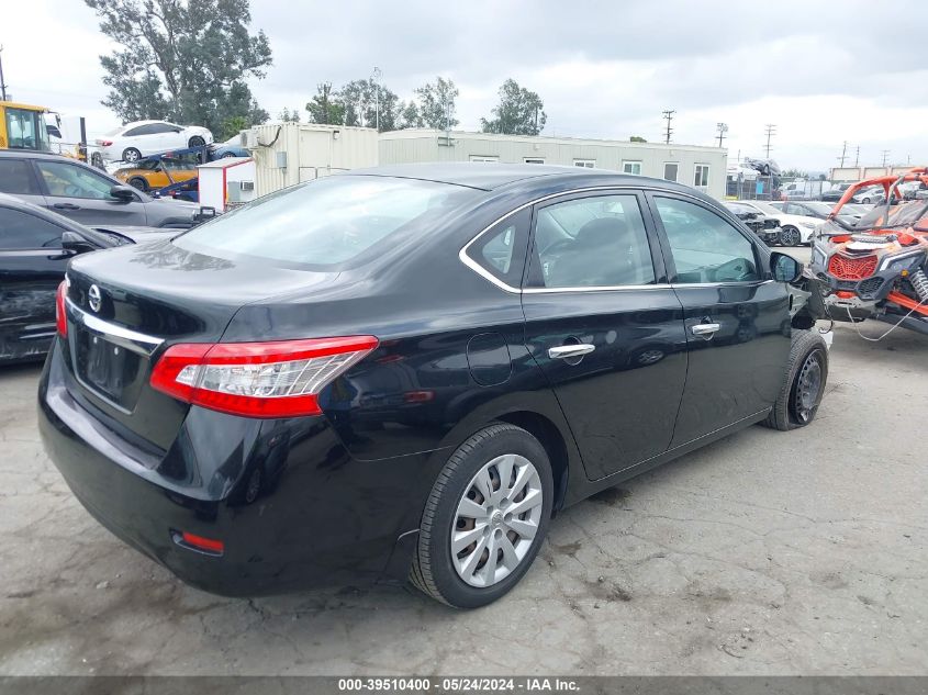 2015 Nissan Sentra S VIN: 3N1AB7AP7FY291309 Lot: 39510400