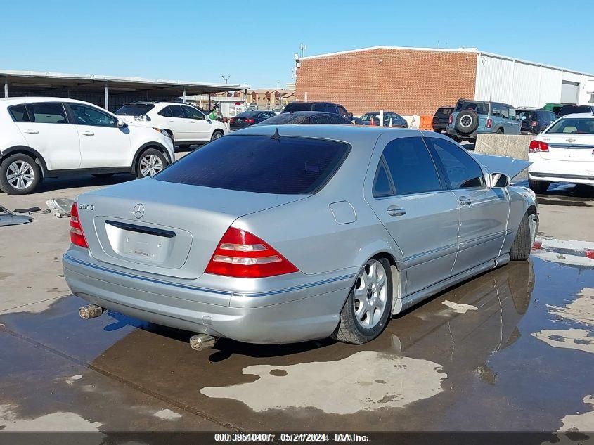 2001 Mercedes-Benz S 500 VIN: WDBNG75J21A147880 Lot: 39510407