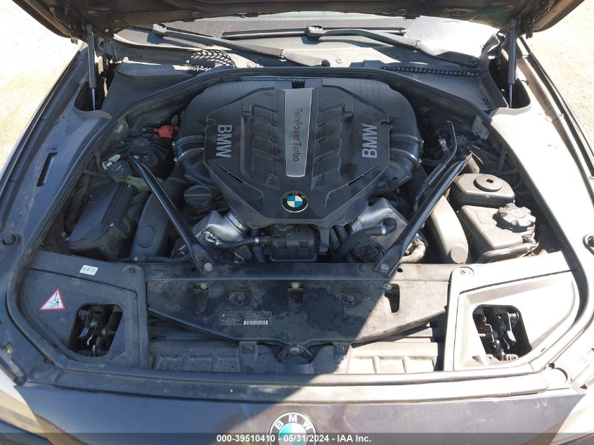 2013 BMW 550I xDrive VIN: WBAFU9C5XDDY71090 Lot: 39510410