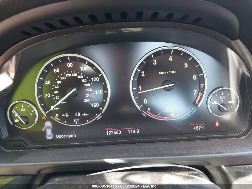 2013 BMW 550I xDrive VIN: WBAFU9C5XDDY71090 Lot: 39510410