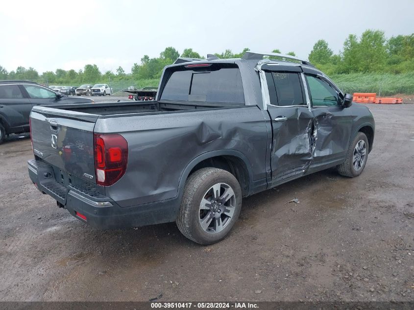 2017 Honda Ridgeline Rtl-E VIN: 5FPYK3F76HB014993 Lot: 39510417