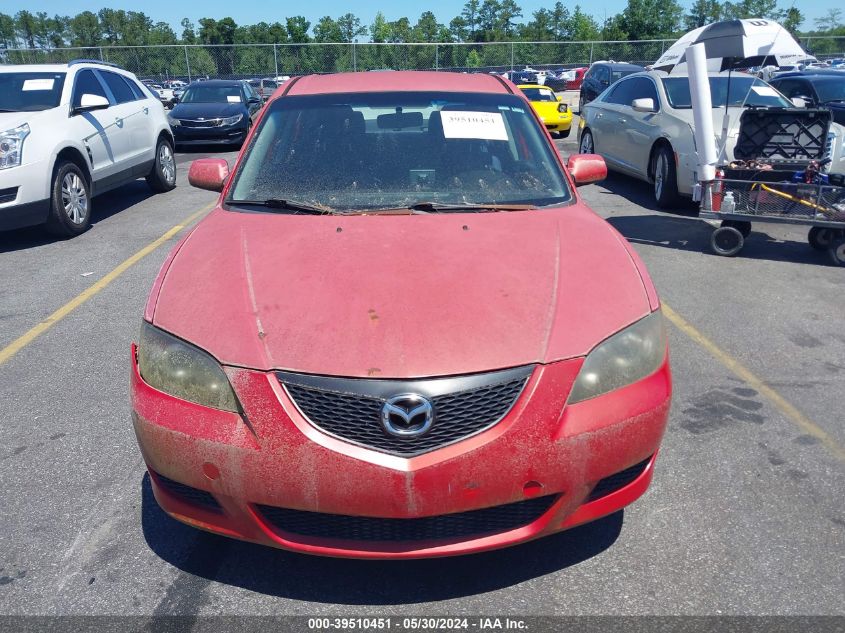 2004 Mazda Mazda3 I VIN: JM1BK12F341142840 Lot: 39510451