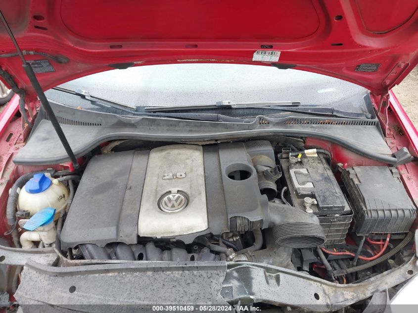 2008 Volkswagen Jetta Se/Sel VIN: 3VWRM71K08M082466 Lot: 39510459