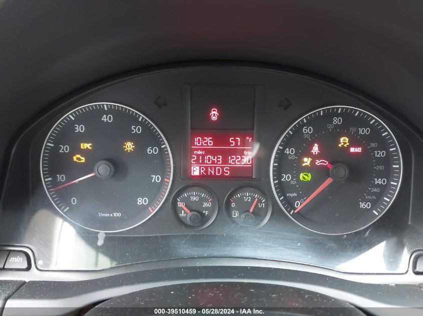 2008 Volkswagen Jetta Se/Sel VIN: 3VWRM71K08M082466 Lot: 39510459