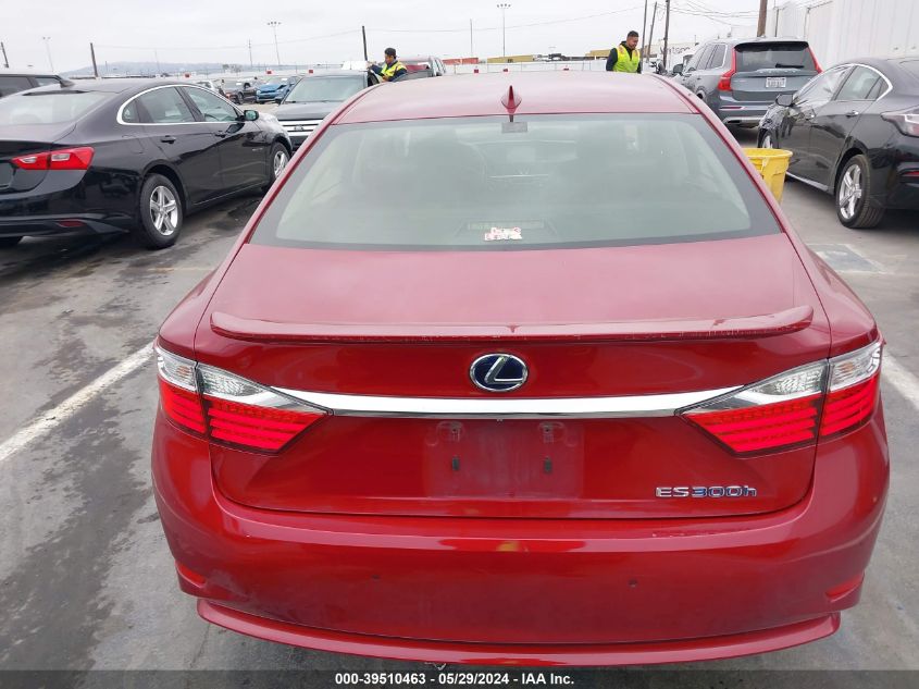 2015 Lexus Es 300H VIN: JTHBW1GG5F2096512 Lot: 39510463