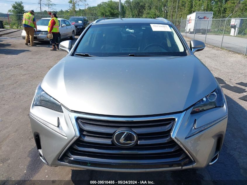 2016 Lexus Nx 200T VIN: JTJYARBZ5G2033944 Lot: 39510485