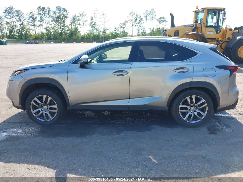 2016 Lexus Nx 200T VIN: JTJYARBZ5G2033944 Lot: 39510485