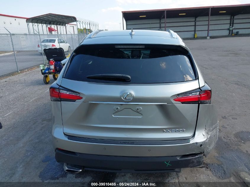 2016 Lexus Nx 200T VIN: JTJYARBZ5G2033944 Lot: 39510485