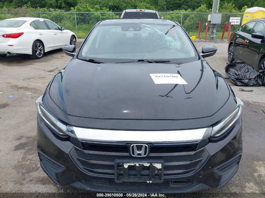 2021 Honda Insight Touring VIN: 19XZE4F96ME001866 Lot: 39510508