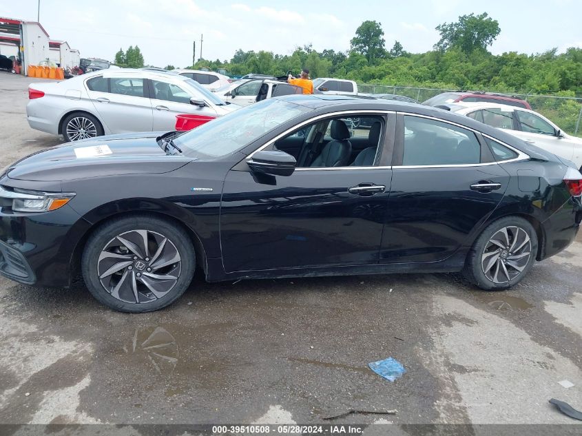 2021 Honda Insight Touring VIN: 19XZE4F96ME001866 Lot: 39510508