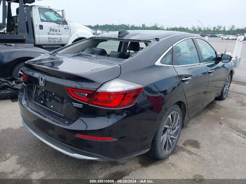 2021 Honda Insight Touring VIN: 19XZE4F96ME001866 Lot: 39510508