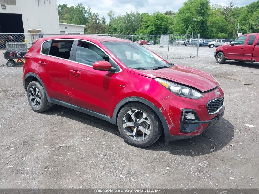 2022 Kia Sportage Lx VIN: KNDPMCAC6N7967952 Lot: 39510510