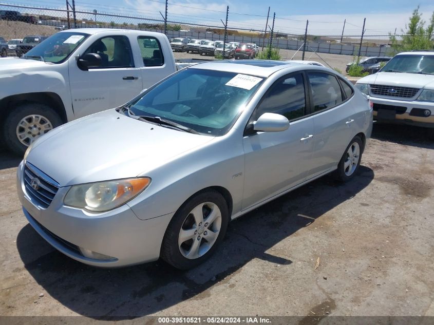 2007 Hyundai Elantra Gls/Limited/Se VIN: KMHDU46D87U124099 Lot: 39510521