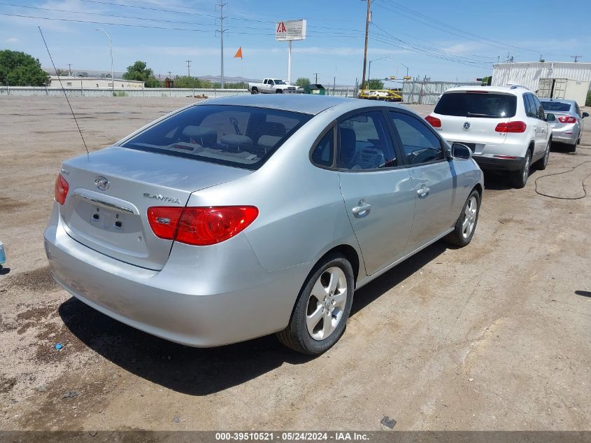 2007 Hyundai Elantra Gls/Limited/Se VIN: KMHDU46D87U124099 Lot: 39510521