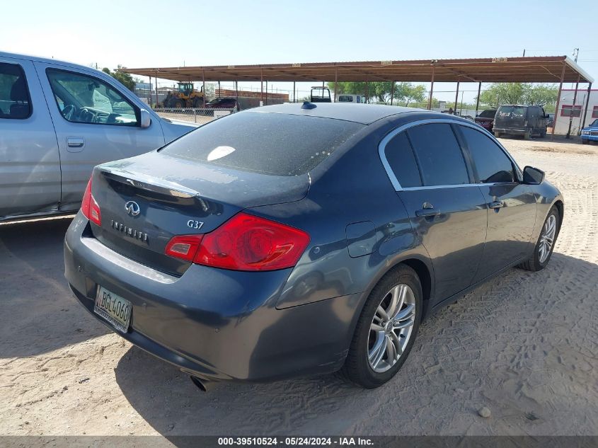 2012 Infiniti G37 Journey VIN: JN1CV6AP9CM935790 Lot: 39510524