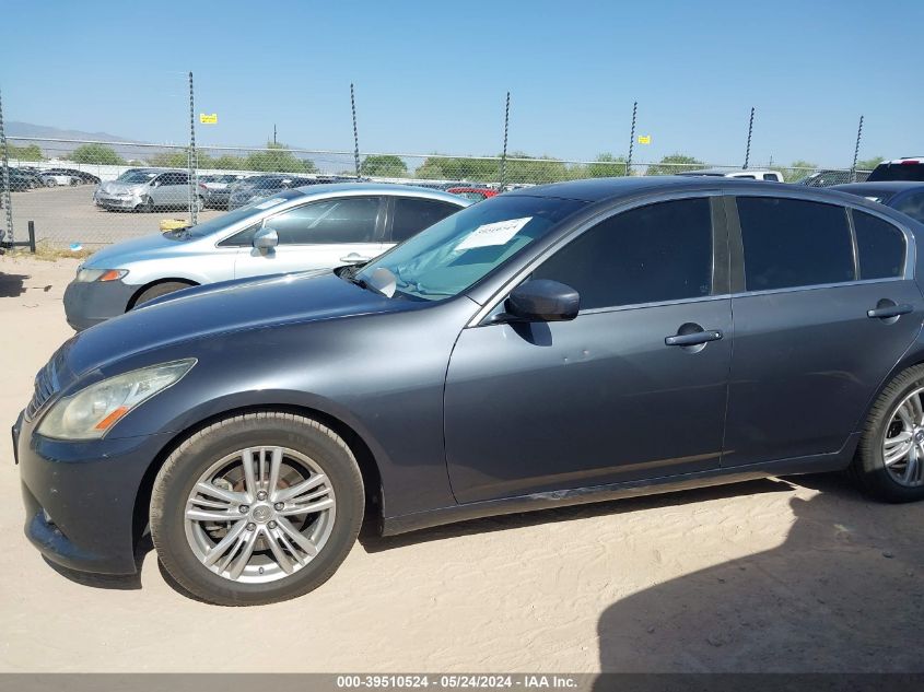 2012 Infiniti G37 Journey VIN: JN1CV6AP9CM935790 Lot: 39510524