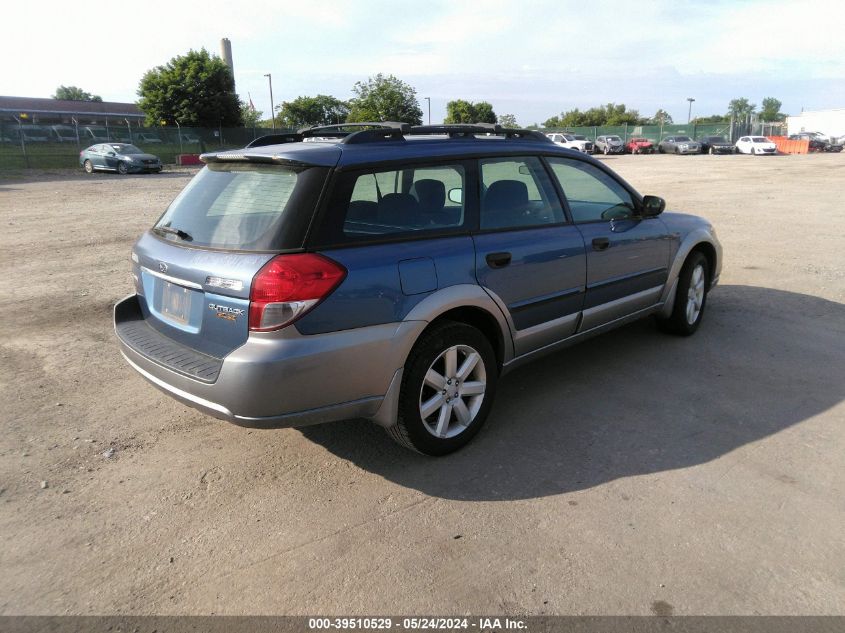 2009 Subaru Outback 2.5I VIN: 4S4BP61CX97310785 Lot: 39510529