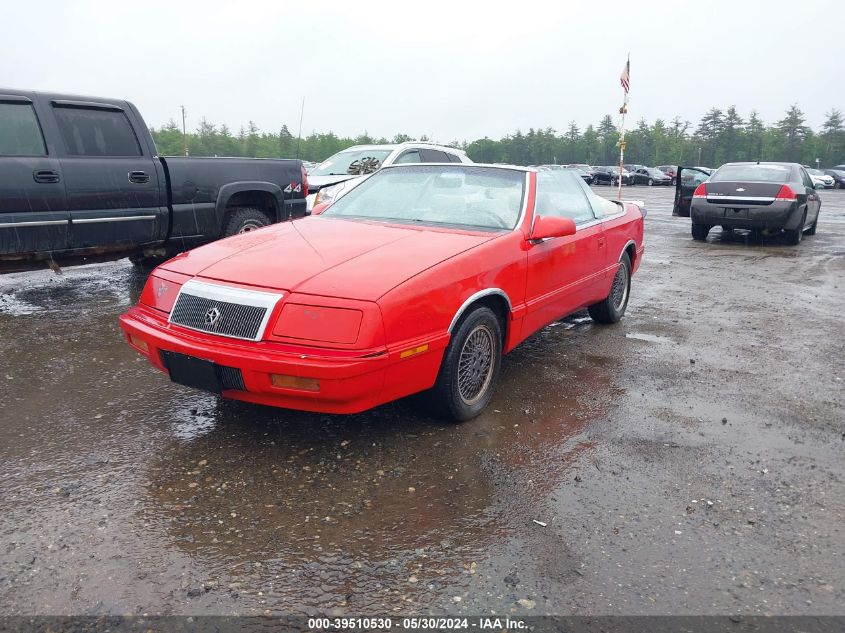 1991 Chrysler Lebaron VIN: 1C3XJ4530MG106973 Lot: 39510530