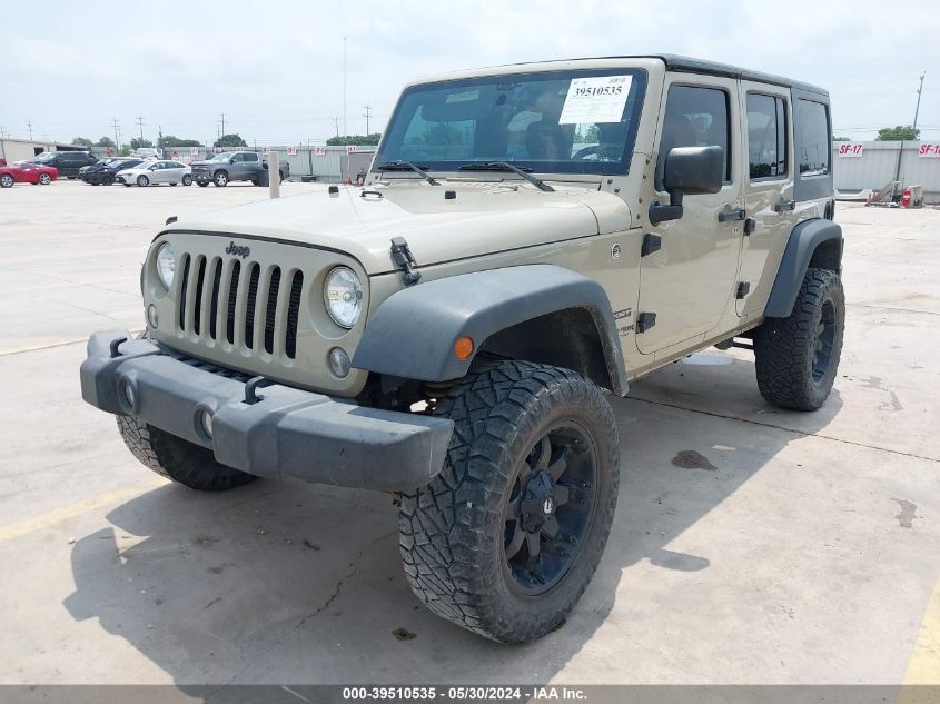 2018 Jeep Wrangler Jk Unlimited Sport S 4X4 VIN: 1C4BJWDG9JL809786 Lot: 39510535