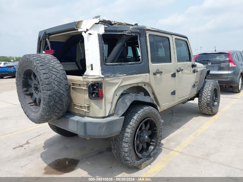 2018 Jeep Wrangler Jk Unlimited Sport S 4X4 VIN: 1C4BJWDG9JL809786 Lot: 39510535