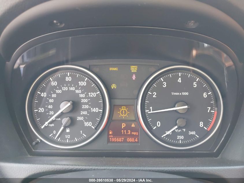 2008 BMW 328I VIN: WBAWB335X8P132129 Lot: 39510538