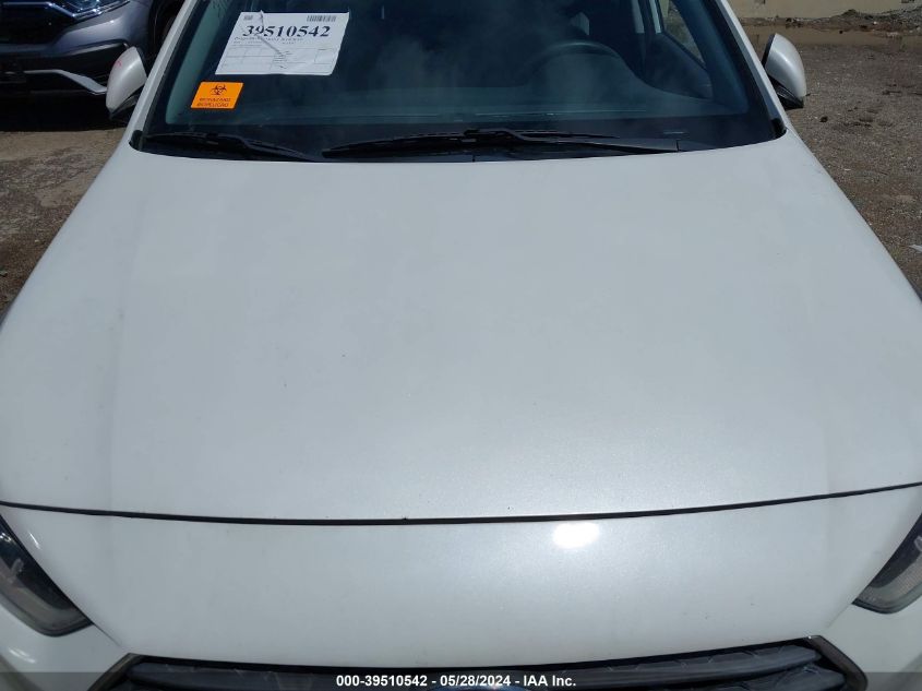 2018 Hyundai Accent Se/Sel VIN: 3KPC24A38JE018150 Lot: 39510542