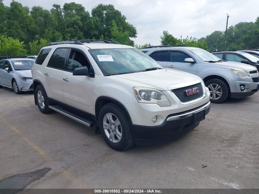 2012 GMC Acadia Sle VIN: 1GKKRPED8CJ141727 Lot: 39510552