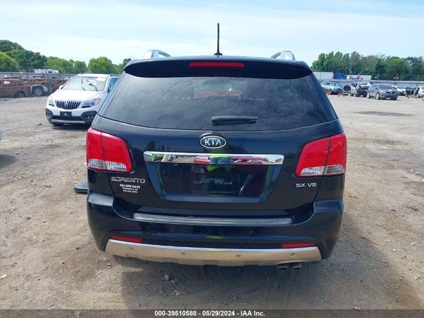 2012 Kia Sorento Sx V6 VIN: 5XYKW4A21CG260470 Lot: 39510588
