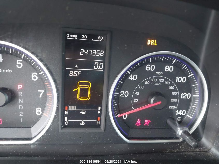 2008 Honda Cr-V Ex-L VIN: JHLRE38738C027542 Lot: 39510594