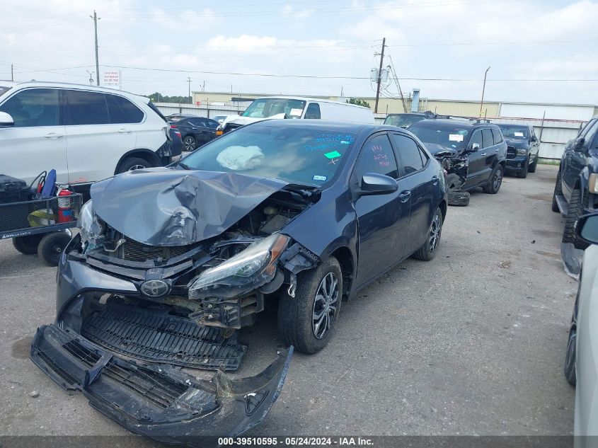 2018 Toyota Corolla Le VIN: 5YFBURHE4JP805217 Lot: 39510595