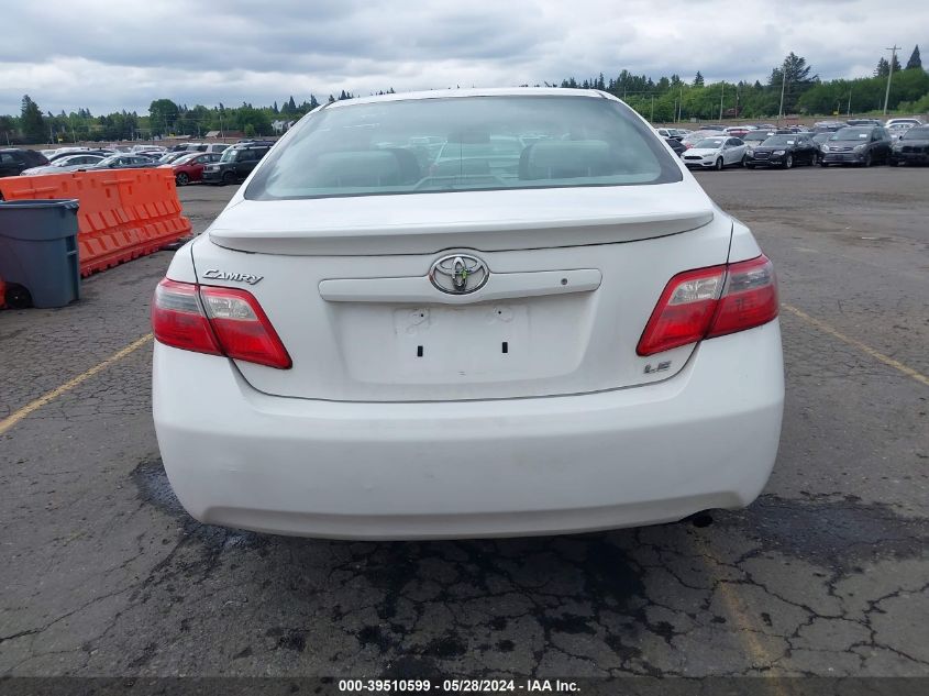 2007 Toyota Camry Le VIN: 4T1BE46KX7U722942 Lot: 39510599