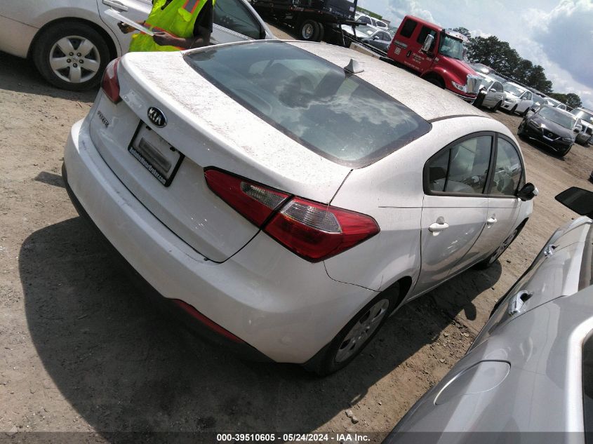 2016 Kia Forte Lx VIN: KNAFK4A65G5511387 Lot: 39510605