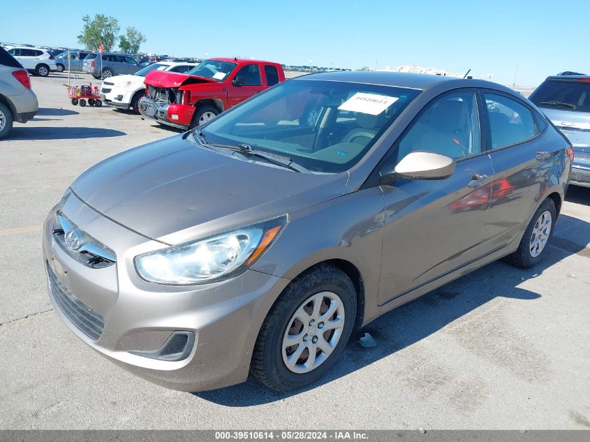 2014 Hyundai Accent Gls VIN: KMHCT4AE5EU673478 Lot: 39510614