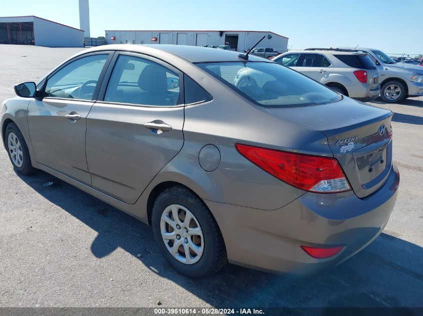 2014 Hyundai Accent Gls VIN: KMHCT4AE5EU673478 Lot: 39510614