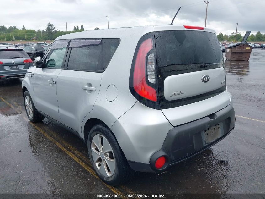 2014 Kia Soul + VIN: KNDJP3A55E7703328 Lot: 39510621