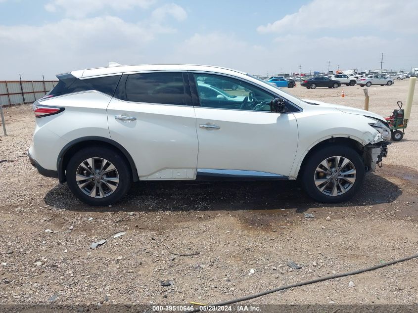 2017 Nissan Murano S VIN: 5N1AZ2MH8HN166749 Lot: 39510646