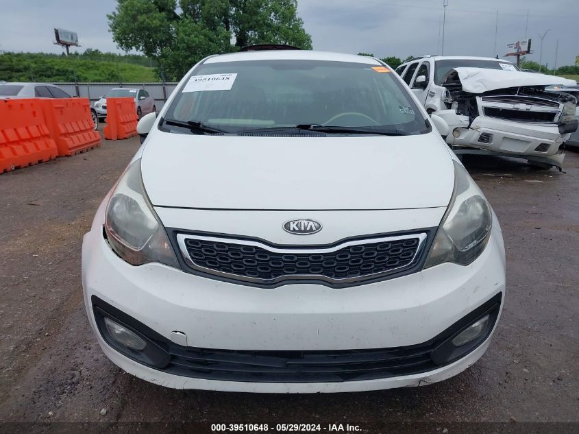 2013 Kia Rio Ex VIN: KNADN4A30D6113661 Lot: 39510648