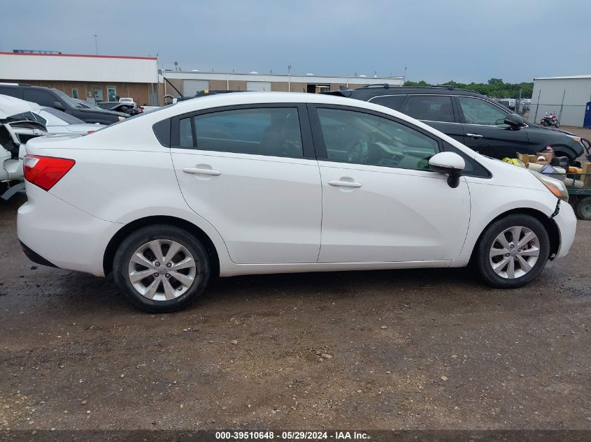 2013 Kia Rio Ex VIN: KNADN4A30D6113661 Lot: 39510648