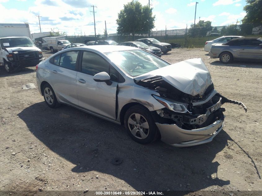 2016 Chevrolet Cruze Ls Auto VIN: 1G1BC5SM6G7291997 Lot: 39510649